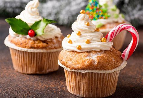 mézeskalács muffin díszített