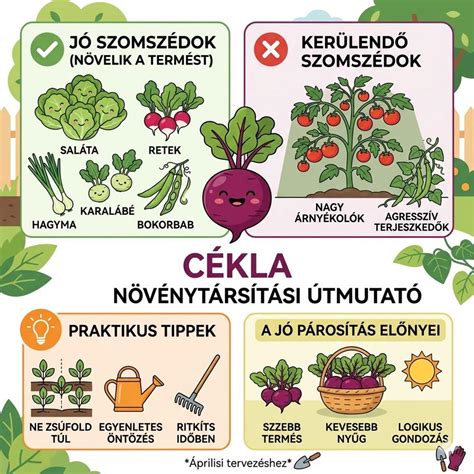 A cékla egészségügyi előnyeit összefoglaló infografika
