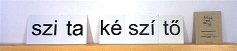 Szótagkártyák