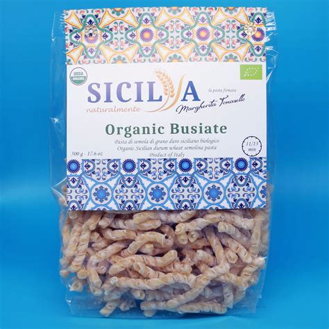 Szicíliai busiate tészta