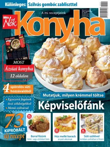 logók a Blikk Nők Konyha, Ínyenc és Tina Konyha kiadványoknak