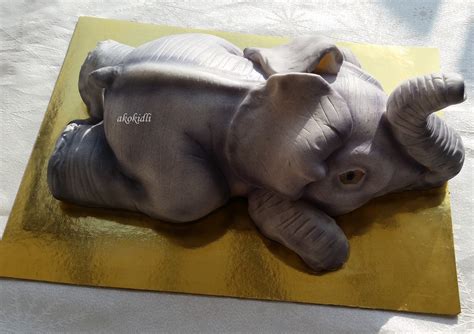 elefánt torta rétegeinek keresztmetszeti rajza