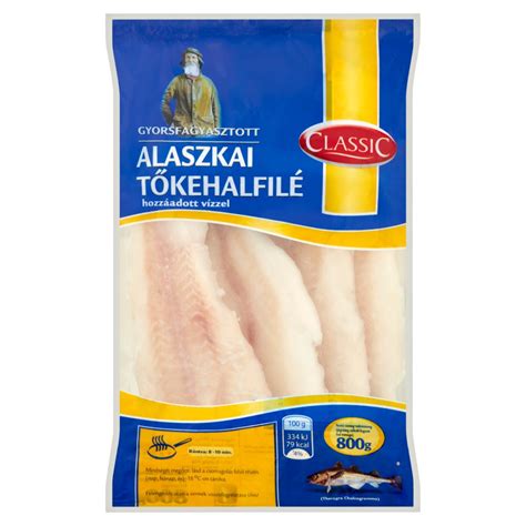 Fagyasztott hal szeletelés előtt