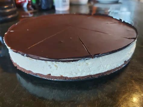 A túró rudi torta frissen elkészítve