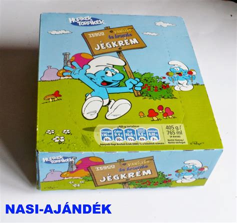 Hupikék Törpikék jégkrém