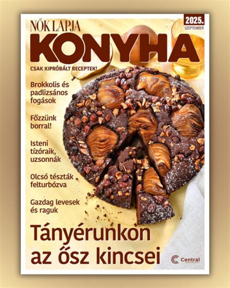 Konyhai magazin borító