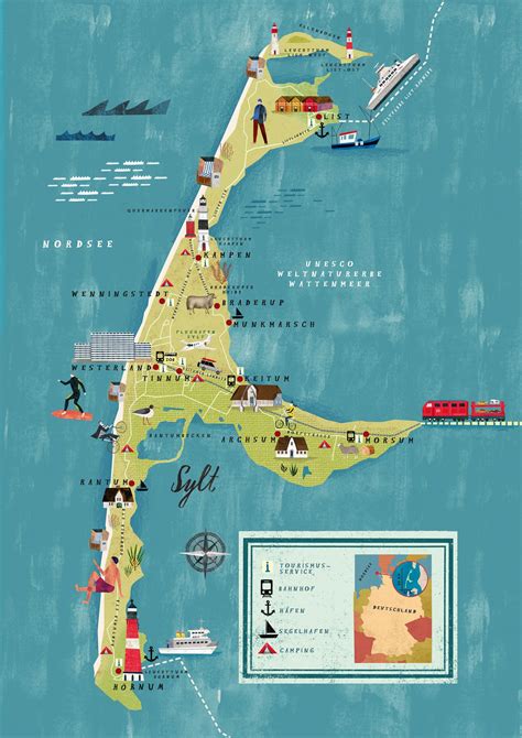 Sylt, strandkosarak