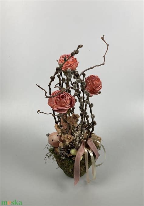 Tavaszi hangulatú ételkompozíció