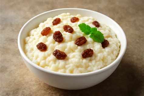 rizspuding mazsolával