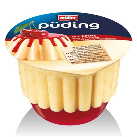 grízpuding karamellöntettel díszítve
