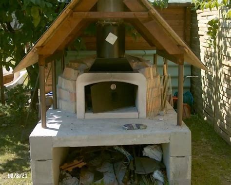 Kerti pizza kemence