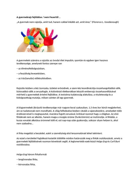 gyermekrajz fejlődés