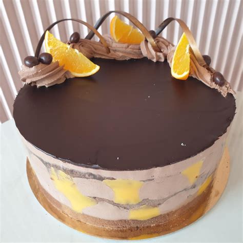 Csokoládé és narancs torta