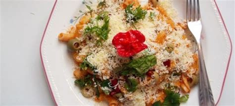 Elkészült Vapiano paprikás csirke tészta reszelt sajttal