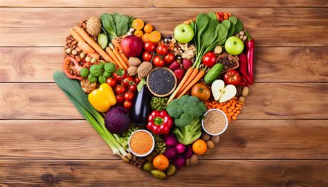 Egészséges ételek asztallal