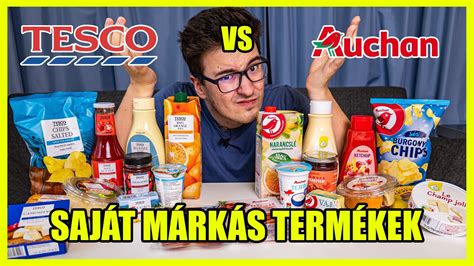 Tesco saját márkás termékek