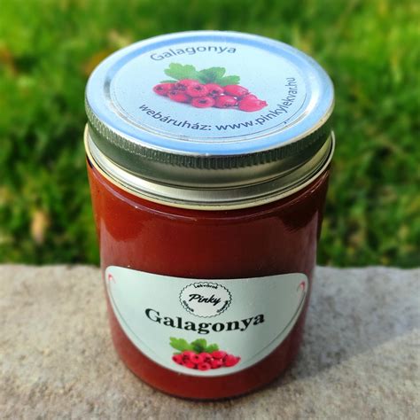 galagonya lekvár főzése