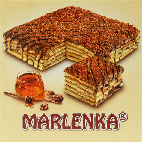Díszes Marlenka torta dobozban