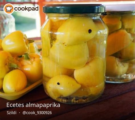 Almapaprika ecetes lében