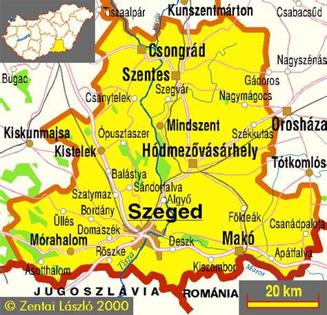 Térkép: Algyő és környéke