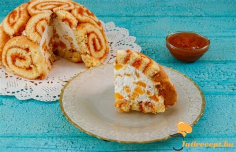 barackos rózsa torta