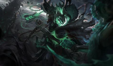 League of Legends Párbajhős Lucian és Thresh artwork