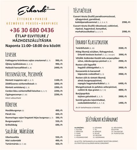 Sopron Erhardt étterem kerthelyisége