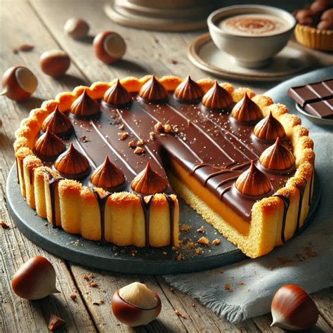 Linzer torta lekvárral és rács mintával