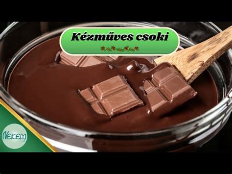 kézműves csokoládé készítése