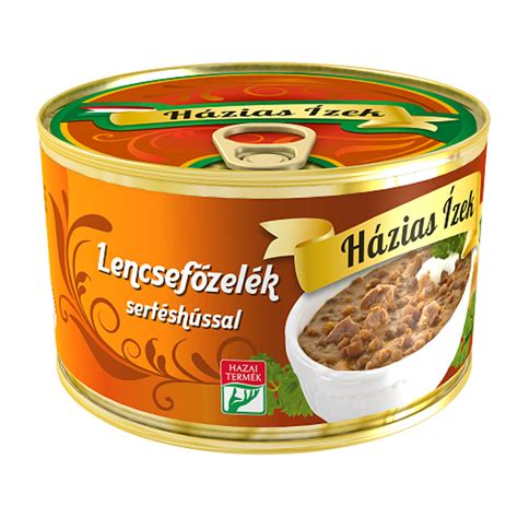 A Házias Ízek lencsefőzelék sertéshússal dobozának képe