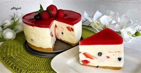 Dekorált sütés nélküli torta