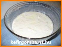 kefir gomba a tejben