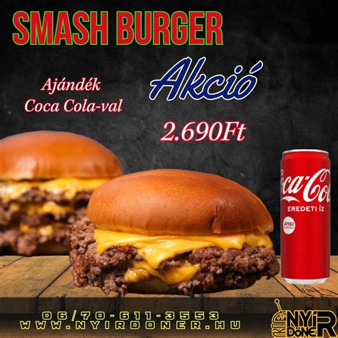marhahús golyók és kilapított smash burger