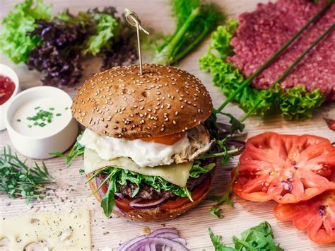 Egészséges hamburger