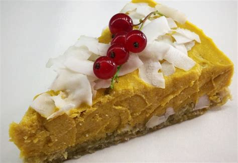 Vegán édesburgonya torta szelet