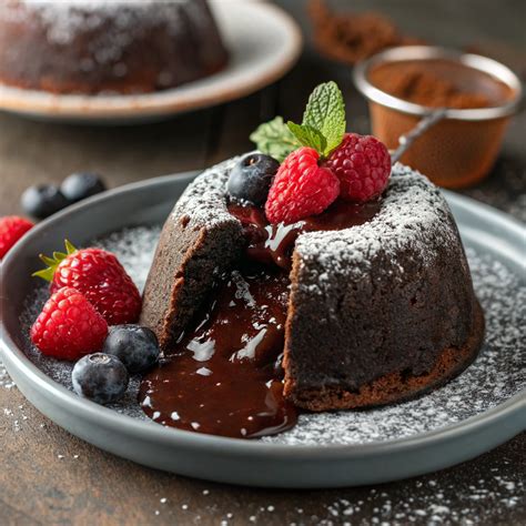 Lava Cake vaníliafagylalttal