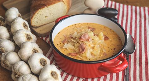 Összetevők a frankfurti leveshez