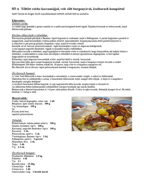 Bíró Lajos-féle csontozott csirke vargányával és kacsamájjal