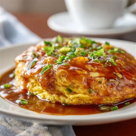 Egg Foo Young tápanyag összetétele infographic