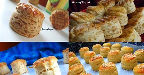különféle pogácsák gyűjteménye