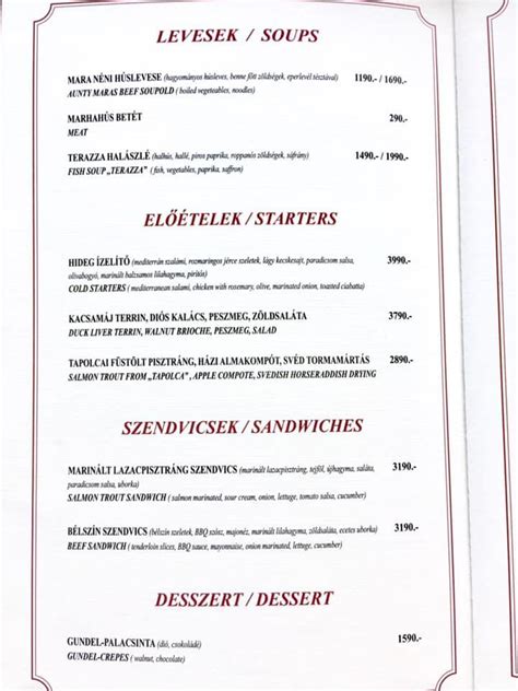 A Terazza Bistro belső tere