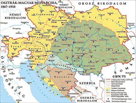 A Monarchia térképe