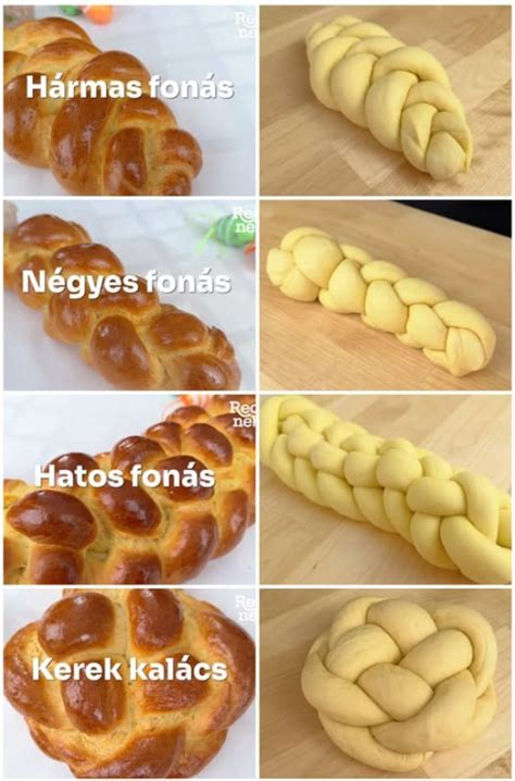 Különböző fonási technikák kalácsokhoz