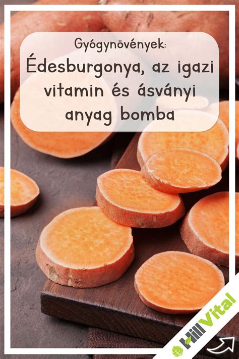 Édesburgonya ásványi anyag és vitamin tartalmának infographicája