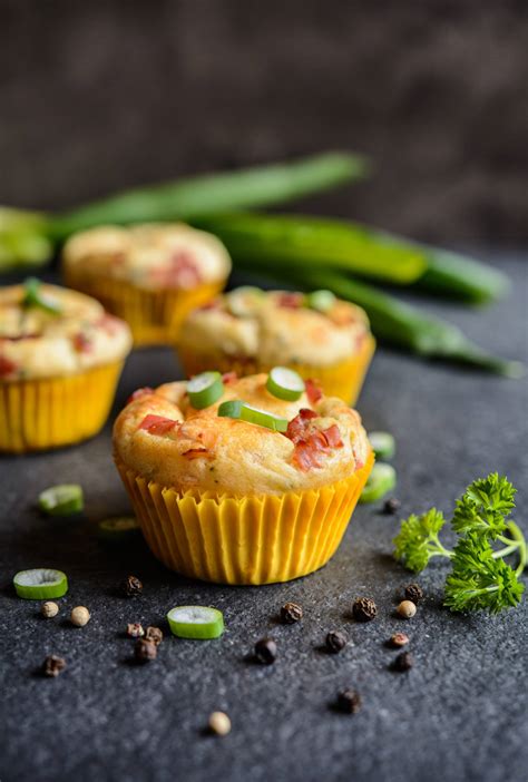 muffin formában készült sós ételek