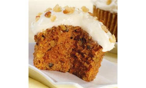 Répa cupcake krémes bevonattal