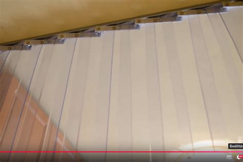 PVC szalagfüggöny szerelési útmutató