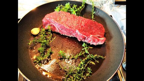 steak sütése serpenyőben