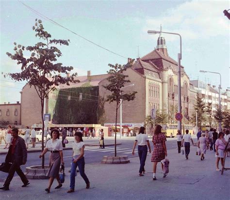 Szentes látképe az 1980-as évek elején