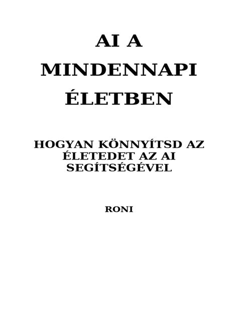 Eszközök a mindennapi életben
